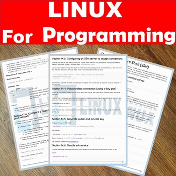 Preview of LINUX For programming and computer Science Complete Curriculum