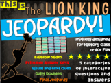 LION KING JEOPARDY! West African Culture, Sundiata and Mal