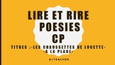 LIRE ET RIRE – POESIES- CP