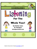 LISTENING WORKSHEETS for Kindergarten