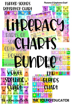 Preview of LITERACY CHARTS BUNDLE