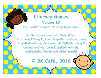 Preview of LITERACY GAMES Vol. 4