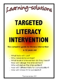 Preview of TARGETED LITERACY INTERVENTION - Whole Class/Small Group & Individual STRATEGIES