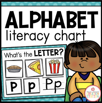 Preview of LITERACY MORNING MEETING CIRCLE TIME CHART (ALPHABET)