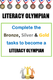 LITERACY OLYMPIAN - celebrate the Olympics while being a l