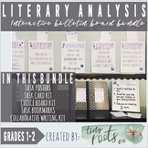 LITERARY ANALYSIS INTERACTIVE BULLETIN BOARD BUNDLE | Grades 1-2