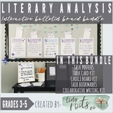 LITERARY ANALYSIS INTERACTIVE BULLETIN BOARD BUNDLE | Grades 3-5
