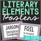 LITERARY ELEMENTS DEVICES Posters | Language Arts Bulletin