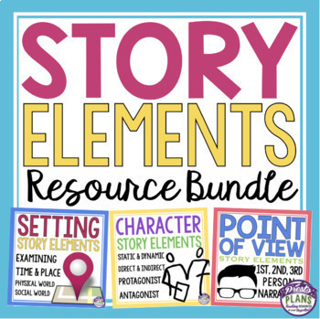 Preview of Story Elements - Assignments, Presentations, Activities, and Graphic Organizers