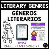 Literary Genres - Géneros Literarios | English and Spanish