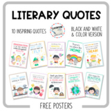 LITERARY QUOTES - posters [English & Spanish]