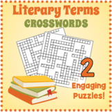 LITERARY TERMS & DEVICES Crossword Puzzle Worksheet Activities