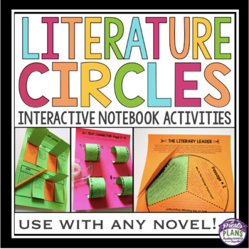 Preview of Literature Circle or Book Club Interactive Notebook Templates and Assignments