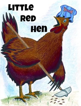 Preview of LITTLE RED HEN INTERACTIVE SONG & LYRICS - DISTANCE LEARNING