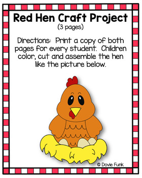 Pop Out Timers – Little Red Hen