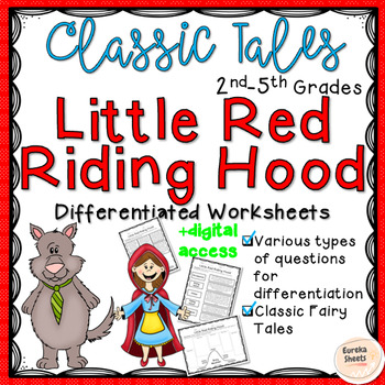 Preview of LITTLE RED RIDING HOOD Differentiated Plot Worksheets