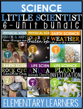 Preview of LITTLE SCIENTIST BUNDLE|PHYSICAL SCIENCE|EARTH SCIENCE|LIFE SCIENCE