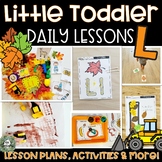 LITTLE Toddler School Lesson Plans Letter L | Tot School A