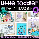 LITTLE Toddler School Lesson Plans Letter O | Tot School A