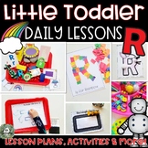 LITTLE Toddler School Lesson Plans Letter R | Tot School A