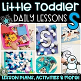 LITTLE Toddler School Lesson Plans Letter S | Tot School A