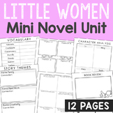 LITTLE WOMEN Novel Unit Study | Book Report Project | Acti