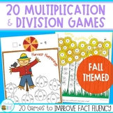 Fall Math - Multiplication and Division Games