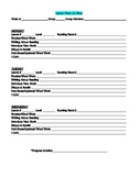 LLI Blue Lesson Plan Template