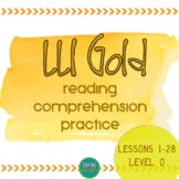 LLI Gold Readin Comprehension Level O (Lessons 1-28)