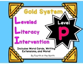 LLI Gold System Student Lesson Activities- Level P