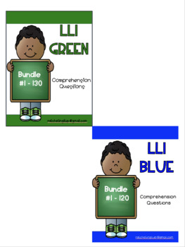 Preview of LLI Green and Blue Comprehension Bundle 1st or 2nd Edition