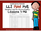 LLI Leveled Literacy Intervention Red Kit Reading Logs Les