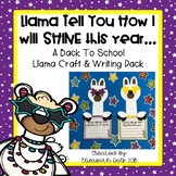 LLama Tell You How I Will Shine This Year: A Back to Schoo