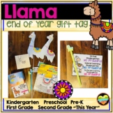LLama end of the Year Gift Tag