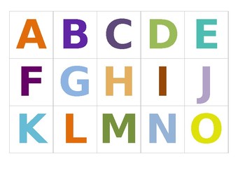 Preview of LMNO Peas Alphabet