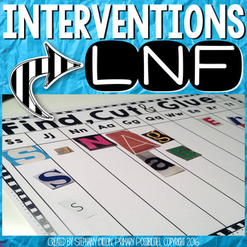 Preview of LNF Interventions { Letter Naming Fluency }