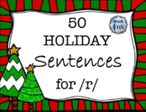 LOADED Holiday R Sentences - Initial, Blends, Vocalic, & R