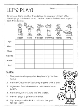 free critical thinking puzzles