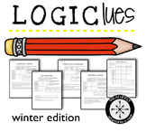 LOGIC PUZZLES for middle and high / 5 more puzzles for WINTER