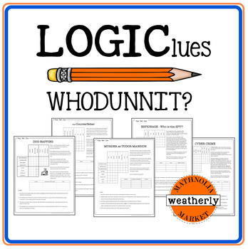 Preview of LOGIC puzzle - WHODUNNIT