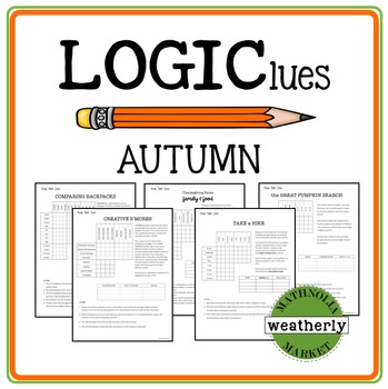 Preview of LOGIC puzzles - FALL
