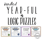LOGIC puzzles - FOUR SEASONS / YEAR LONG BUNDLE