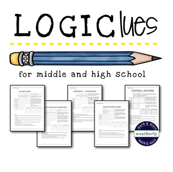 Preview of LOGIC PUZZLES for middle and high