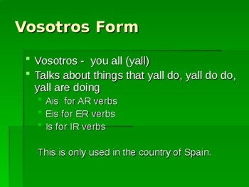 LOL Spanish – Tú Form Verbs by Jerrice Owens
