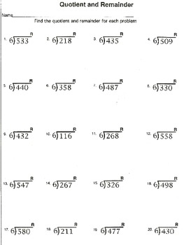 Long Division: Guided Practice (20 worksheets) by Wilbert ...