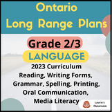 LONG RANGE PLANS, Grade 2/3 – Language – EDITABLE