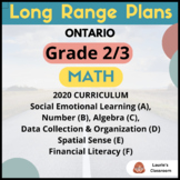 EDITABLE LONG RANGE PLANS – Math 2020 Curriculum– Grade 2/3