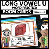 LONG VOWEL U | BOOM CARDS | Digital Task Cards