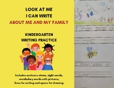 LOOK AT ME - I CAN WRITE ABOUT ME AND MY FAMILY: KINDERGAR