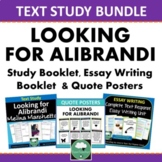 LOOKING FOR ALIBRANDI Novel Study Essays Posters Secondary